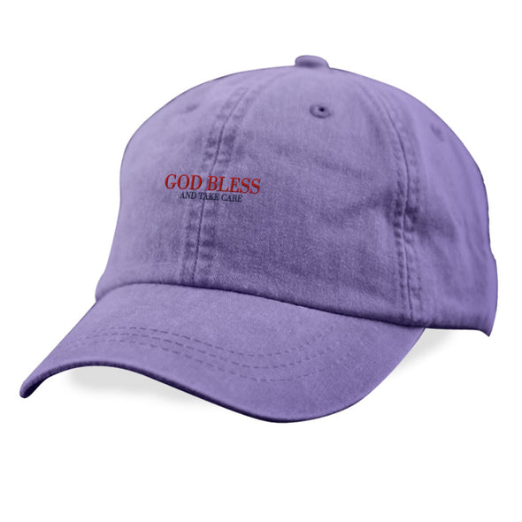 God Bless and Take Care Color Hat