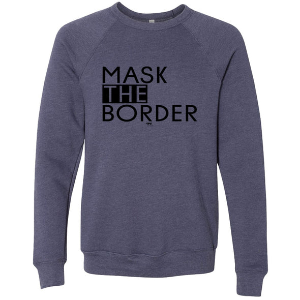 Mask The Border Black Unisex Crewneck Sweatshirt