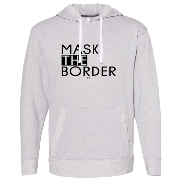 Mask The Border Black Unisex French Terry Hooded Sweatshirt