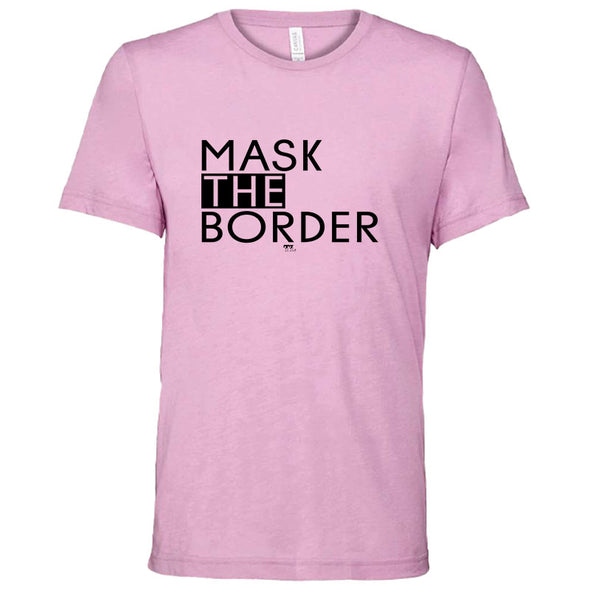 Mask The Border Black Unisex Tri-Blend Tee