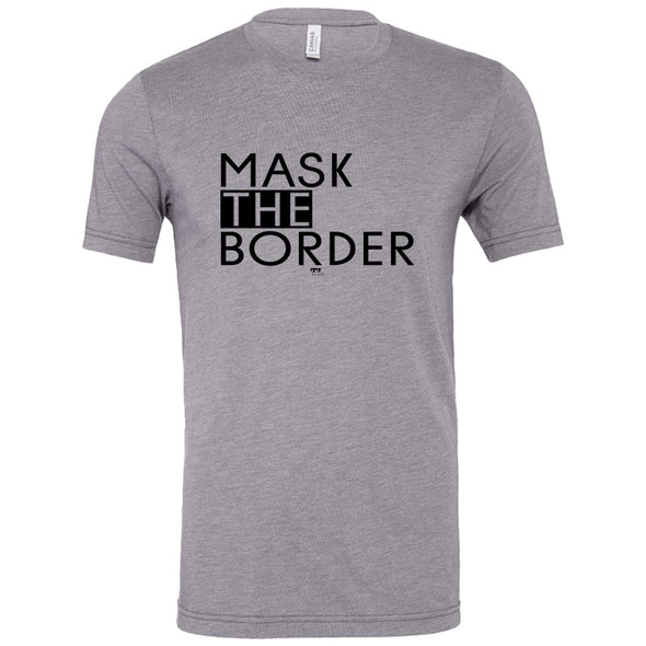 Mask The Border Black Unisex Tri-Blend Tee