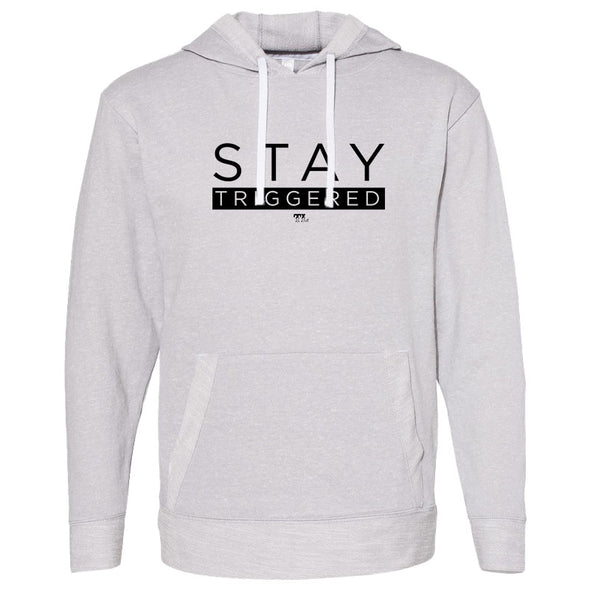 Stay Triggered Black Unisex French Terry Hooded Sweatshirt